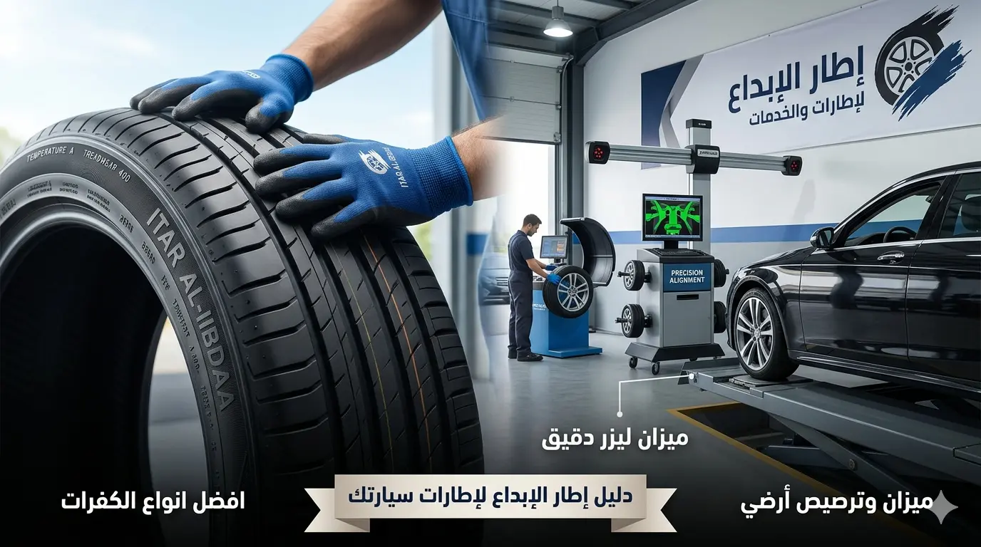 دليل إطار الإبداع: كيف تختار أفضل أنواع الكفرات والإطارات لسيارتك؟